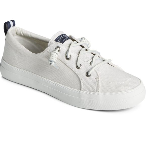 SPERRY WOMENS CREST VIBE LINEN SNEAKER, WHITE, 6.5 - Picture 4 of 6